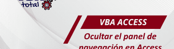 ocultar-panel-navegación-access-vba