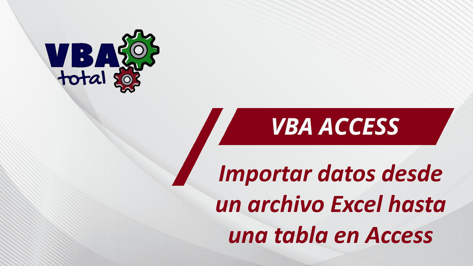 Importar Datos En Microsoft Access Desde Excel Vba Total 9478